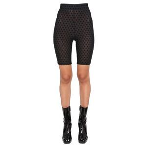 ROTATE BIRGERCHRISTENSEN ROTATE BIRGER CHRISTENSEN Monogram Mesh Biker Shorts